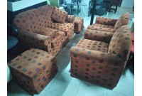 Thanh Lý Bộ Sofa Gia Đình Bọc Vải Cũ